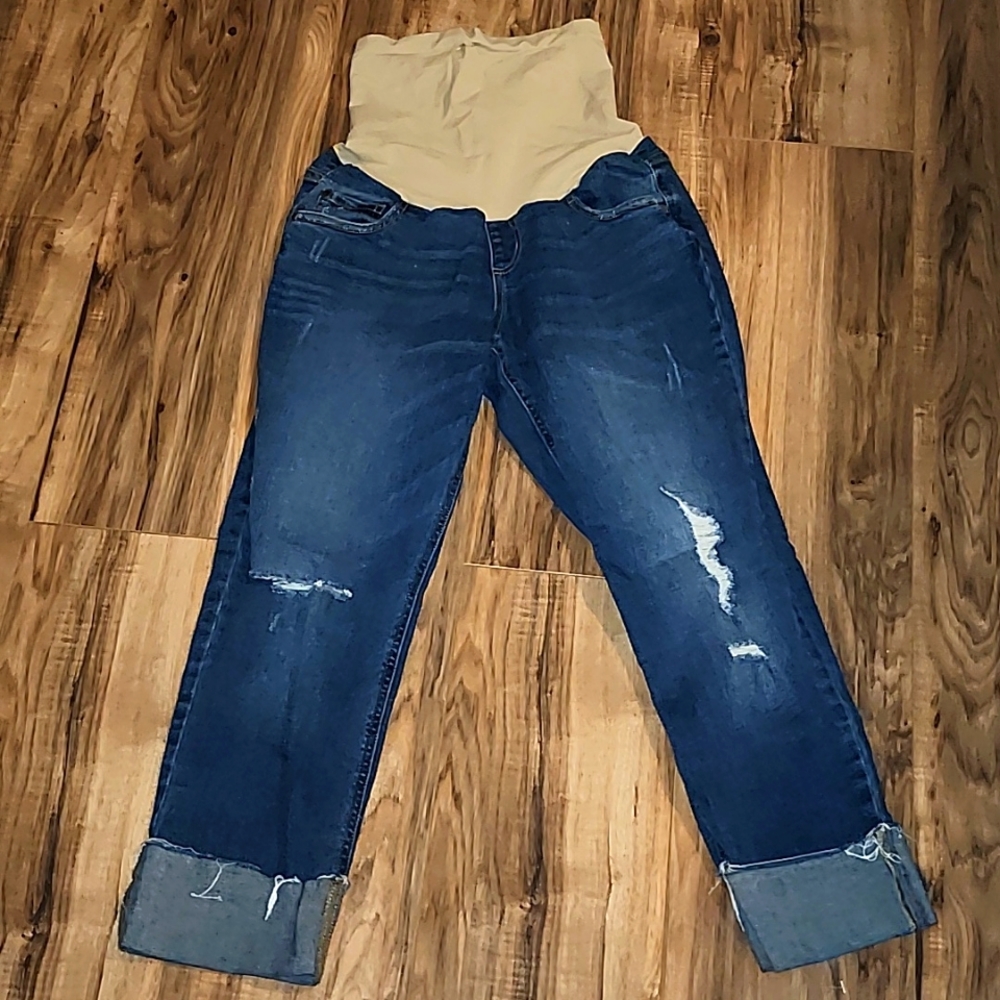 Maternity Jeans (Indigo Blue) Macy's